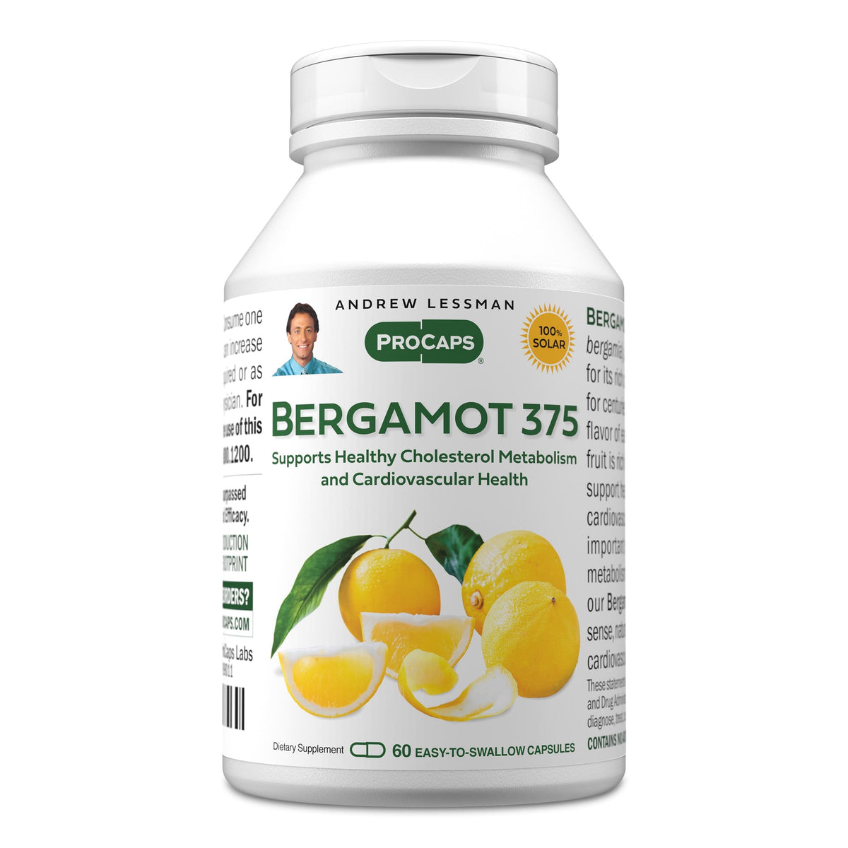 ANDREW LESSMAN Bergamot 375 - Capsules - High Potency