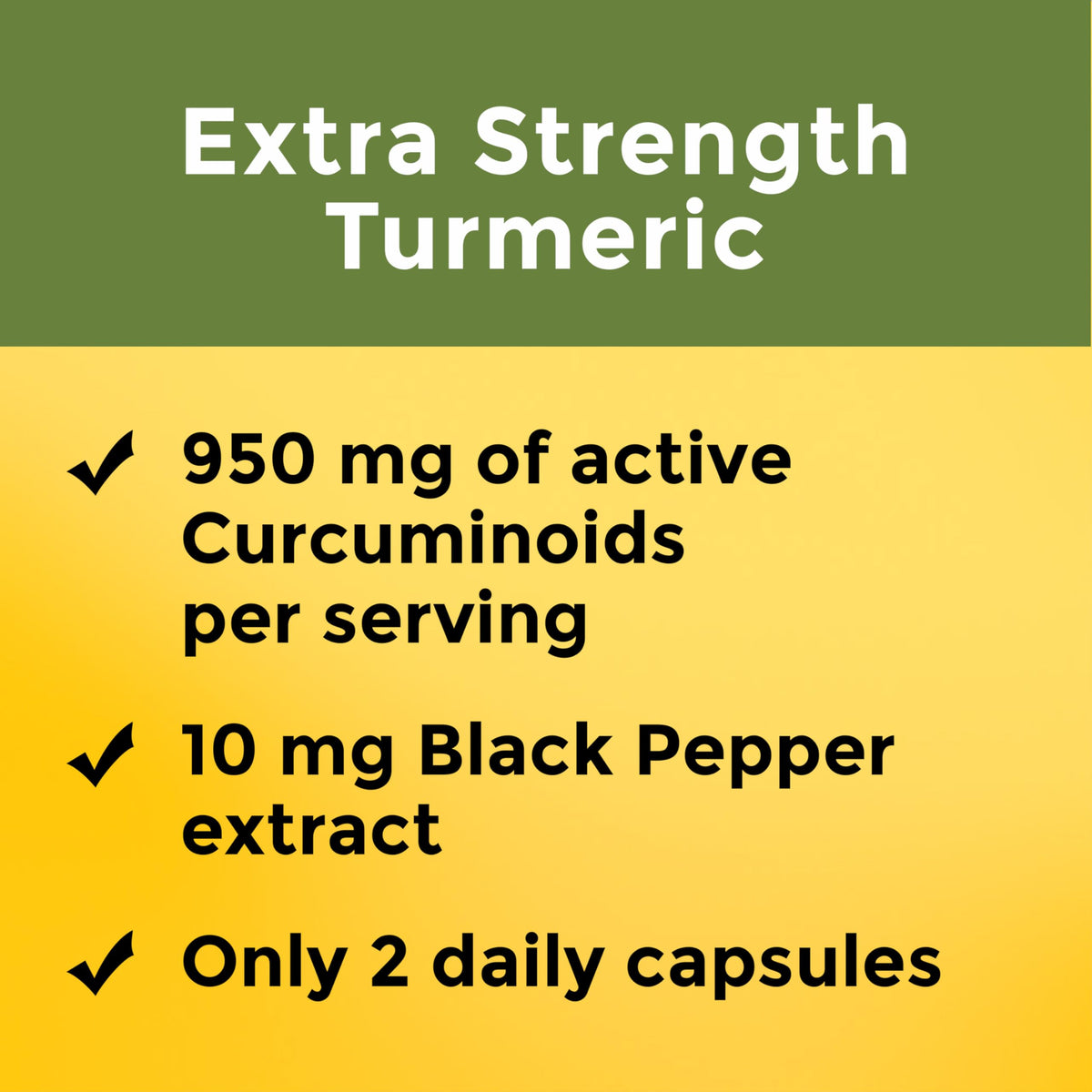 Nature Made Extra Strength Turmeric Curcumin with Black Pepper - 60 Capsules - image 3