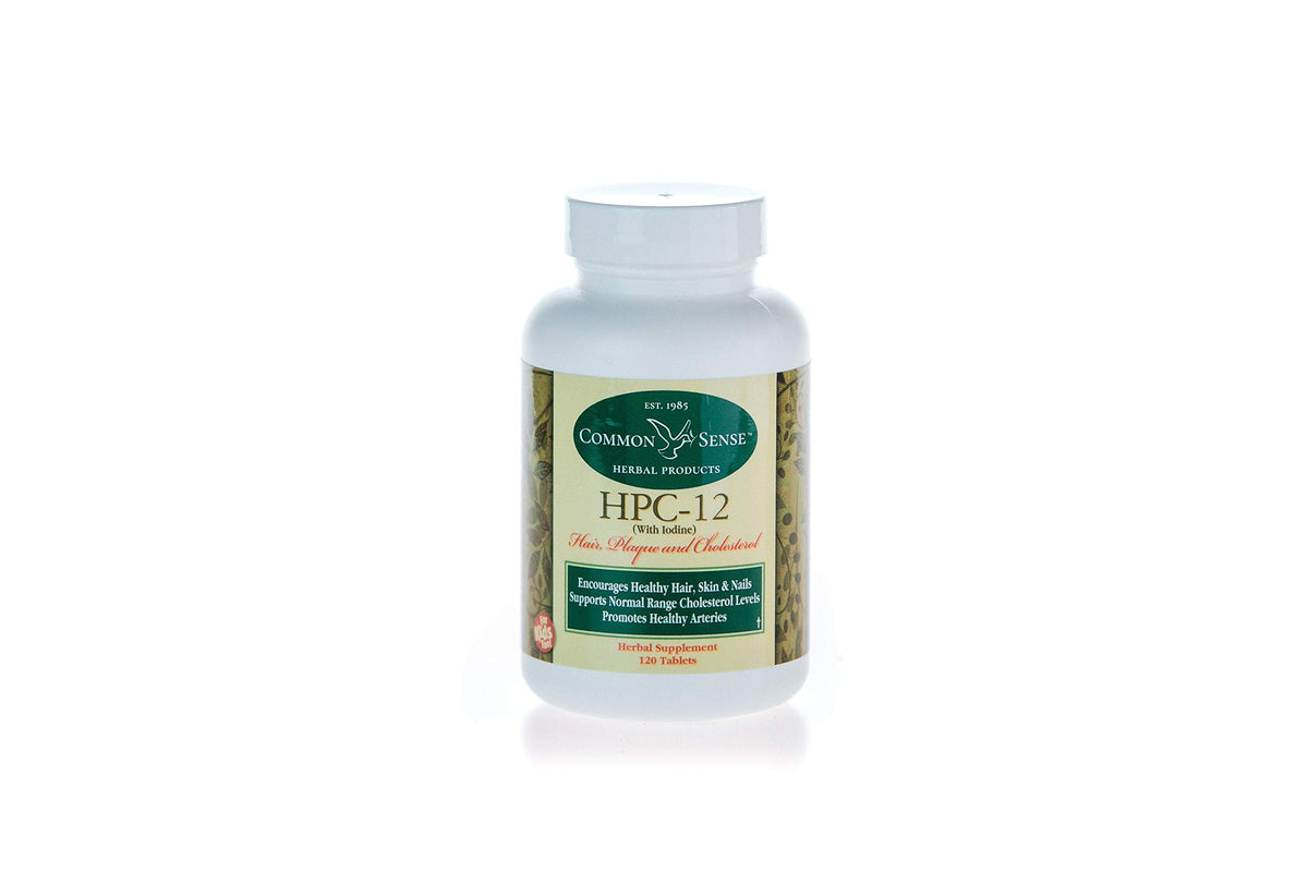 Common Sense Herbal Products HPC-12: Hair, Plaque and Cholesterol