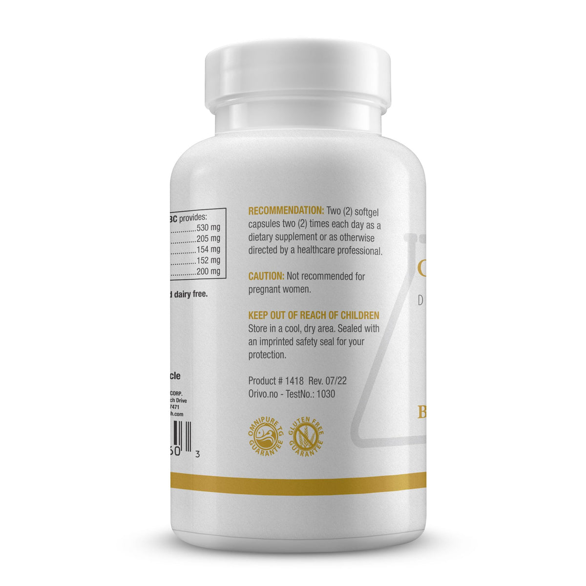 BIOTICS RESEARCH Optimal EFAs-BC Triple Omega 3 6 9 - 120 Softgels - image 2