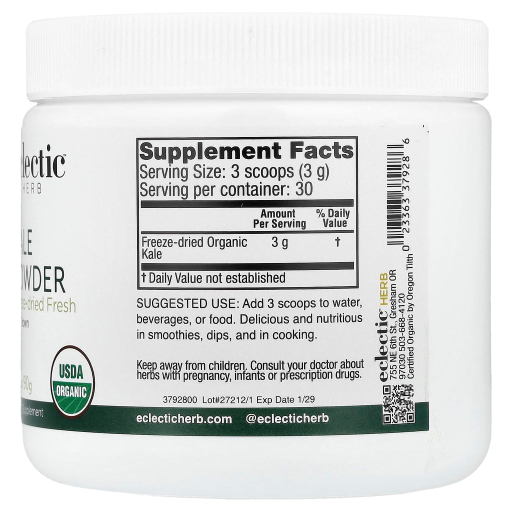 Eclectic Kale Powder - 90 Gram - image 2