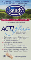 Kendy Actiflora+ Synbiotic Probiotic - 100 Vegetarian Capsules