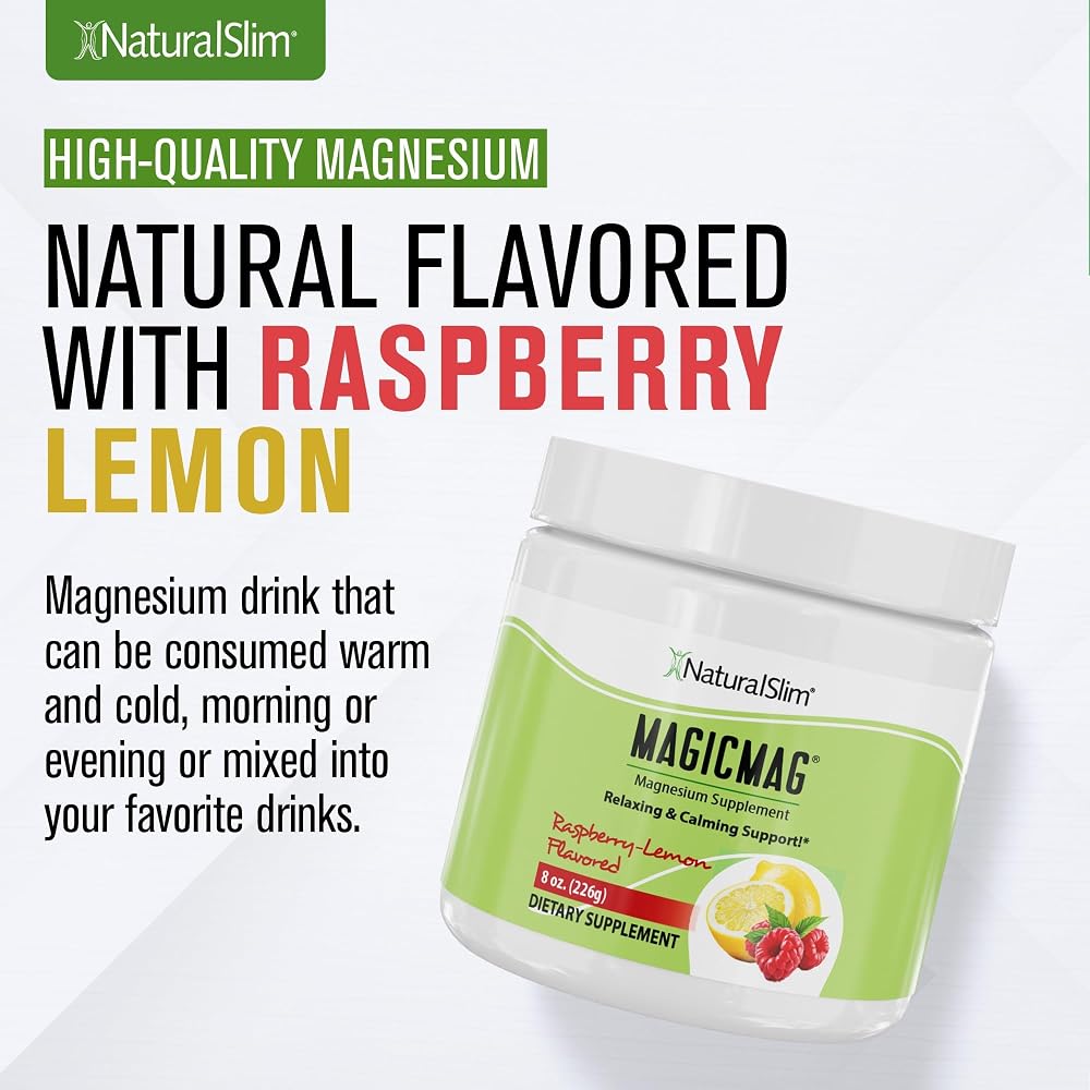 NaturalSlim MagicMag Magnesium Citrate Powder for Stress