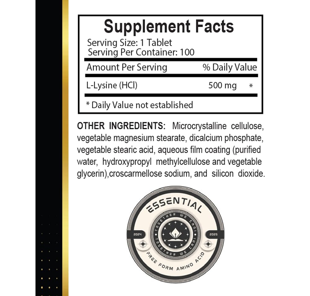 OLANTA TRADE SOLUTION L-Lysine Amino Acid Supplements - 200 Capsules - image 5