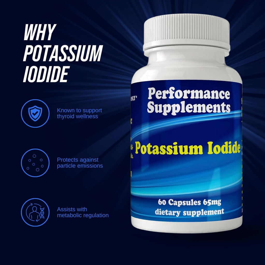 PSS5 Potassium Iodide 65mg Thyroid Support - 60 Capsules - image 4