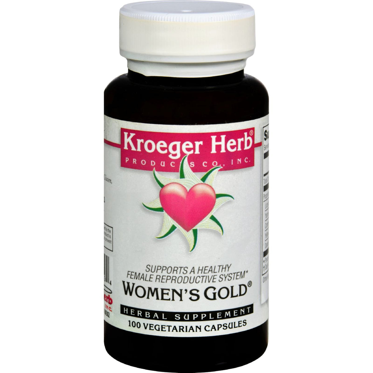 Kroeger Herb Women's Gold Herbal Supplement - 300 Capsules