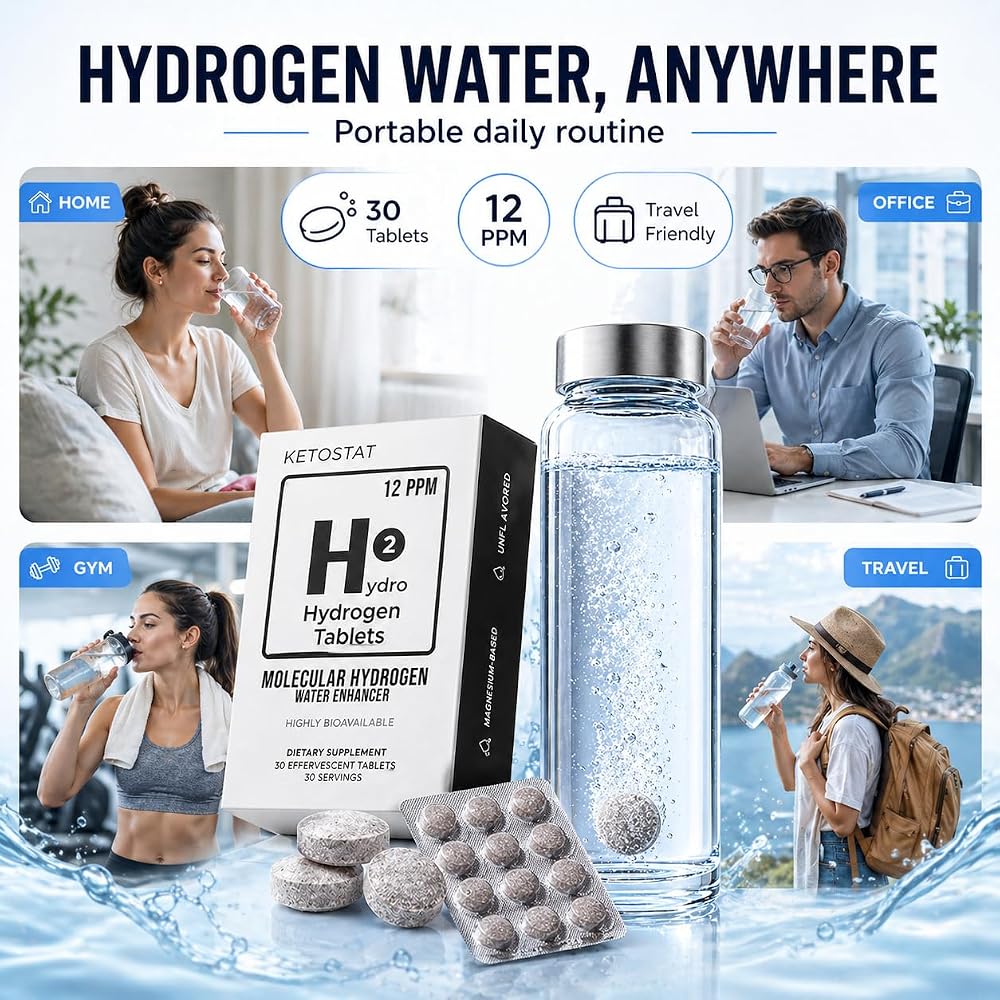 HYDRO Hydrogen Water Tablets - 30 Count - image 4
