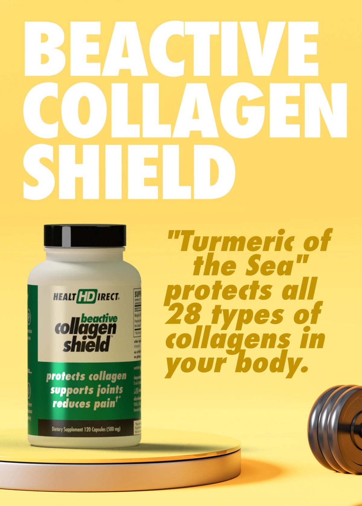 Health Direct BeActive Collagen Shield Green-Lipped Mussel - 60 Capsules - image 3