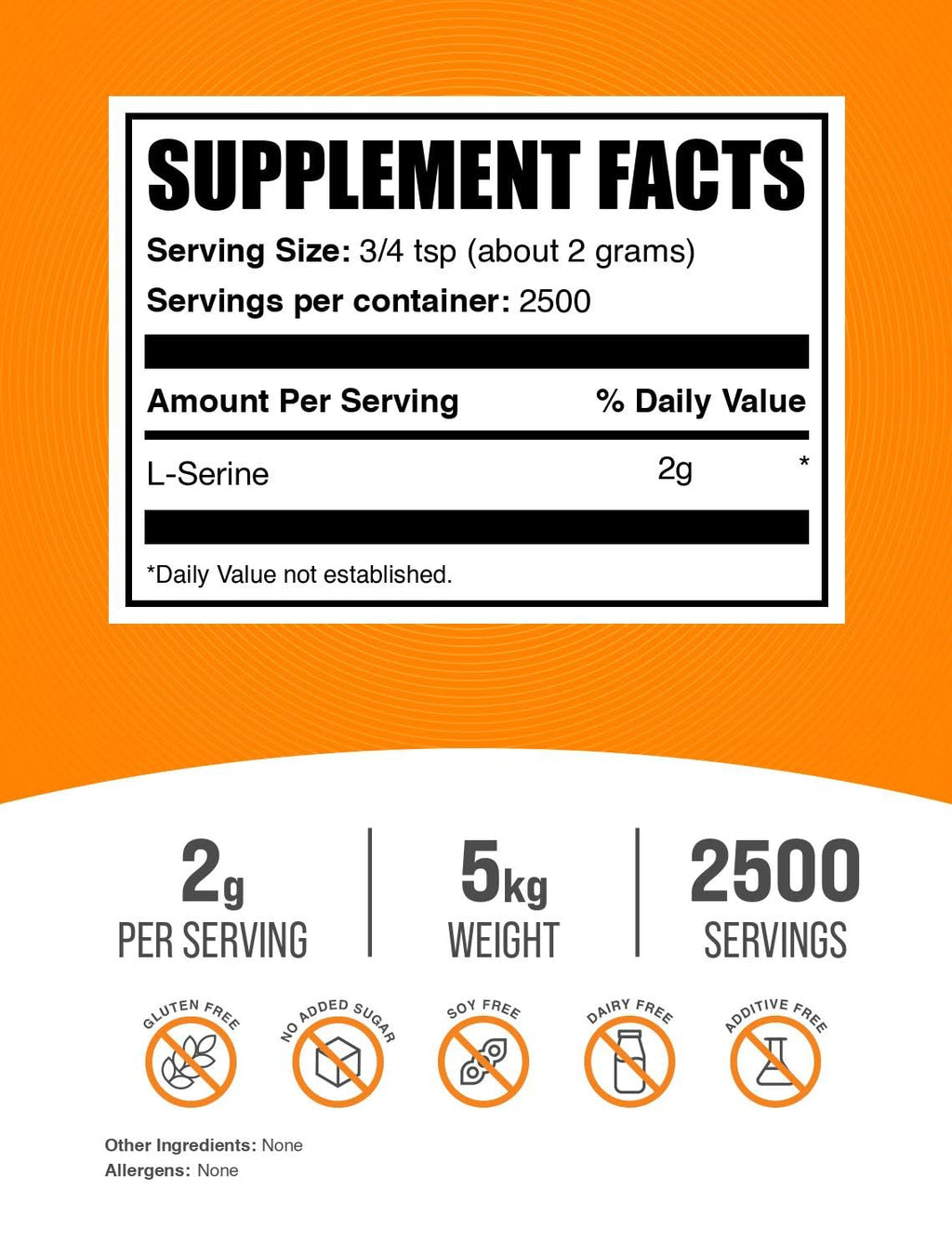 BulkSupplements.com L-Serine Powder Supplement
