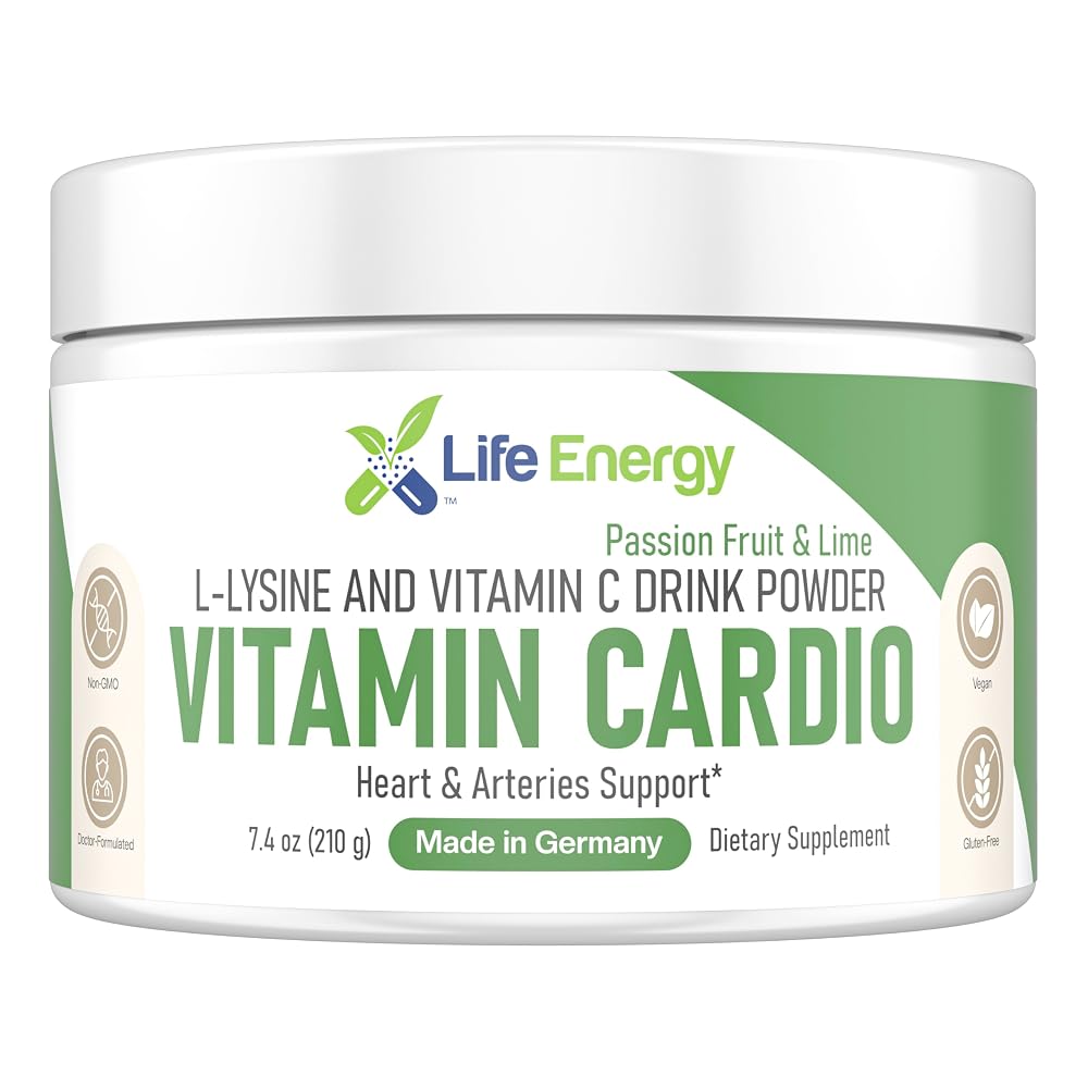 Life Energy Vitamin C & L-Lysine Drink Mix Powder - 210g