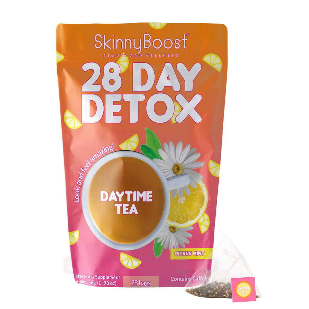 SkinnyBoost 28 Day Detox Daytime Tea Citrus Mint - 28 Tea Bags