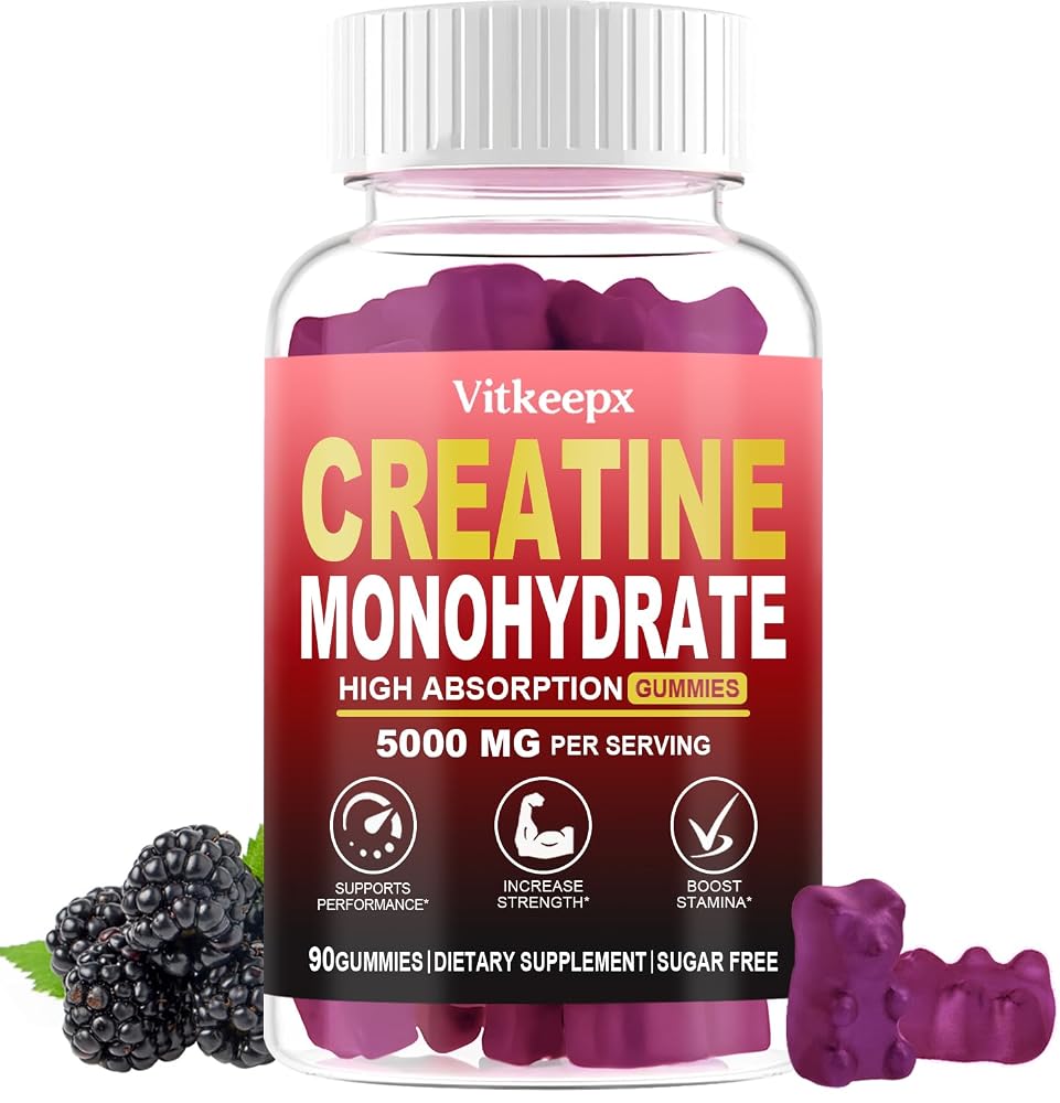 Vitkeepx Creatine Monohydrate Gummies Infused with 5g Creatine