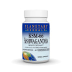 Planetary Herbals KSM-66 Ashwagandha 600 mg - 60 Vegetarian Capsules