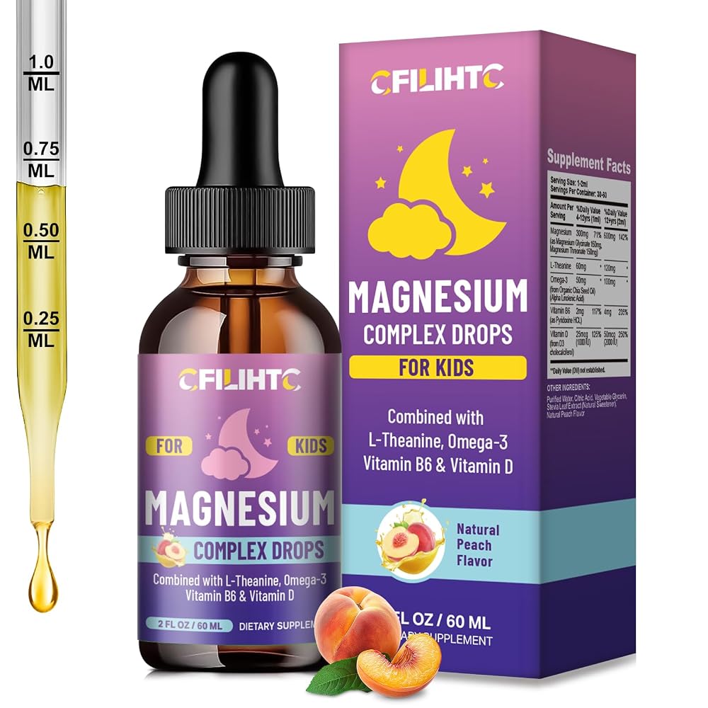 CFILIHTC Kids Magnesium Liquid Drops