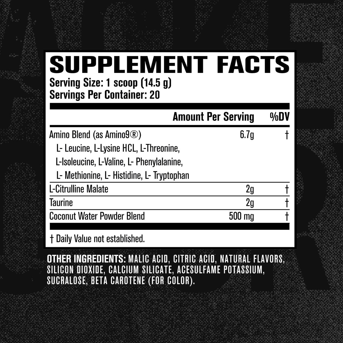 Jacked Factory EAA Surge Essential Amino Acids Powder - 20 Servings - image 5