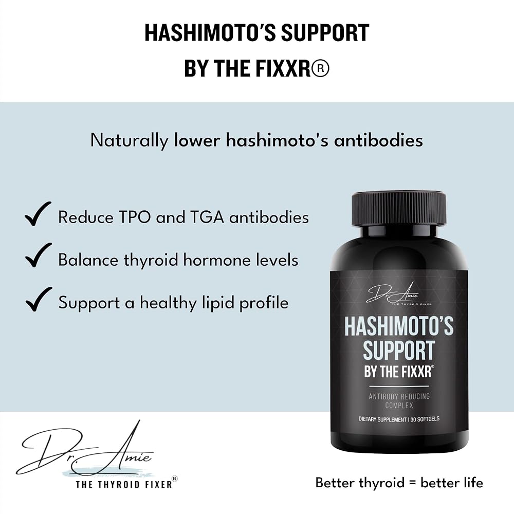 Fixxr Hashimoto's Support by Dr. Amie Thyroid Extract - 30 Softgels - image 3