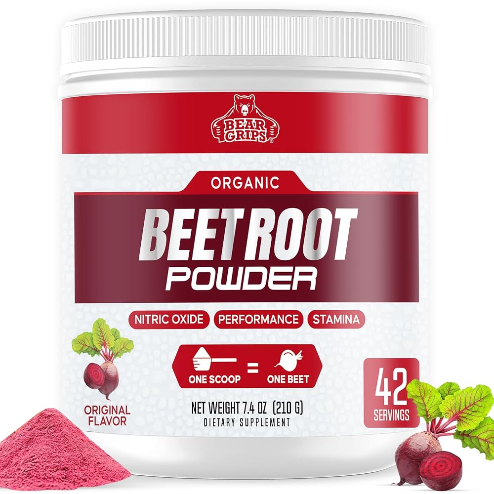 Bear Grips Organic Beet Root Powder - 7.4 Ounce