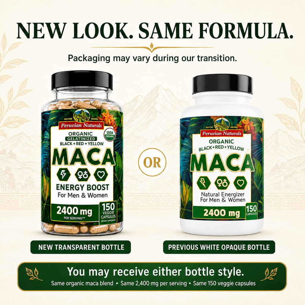 Peruvian Naturals Organic Maca Root Capsules for Energy - image 2