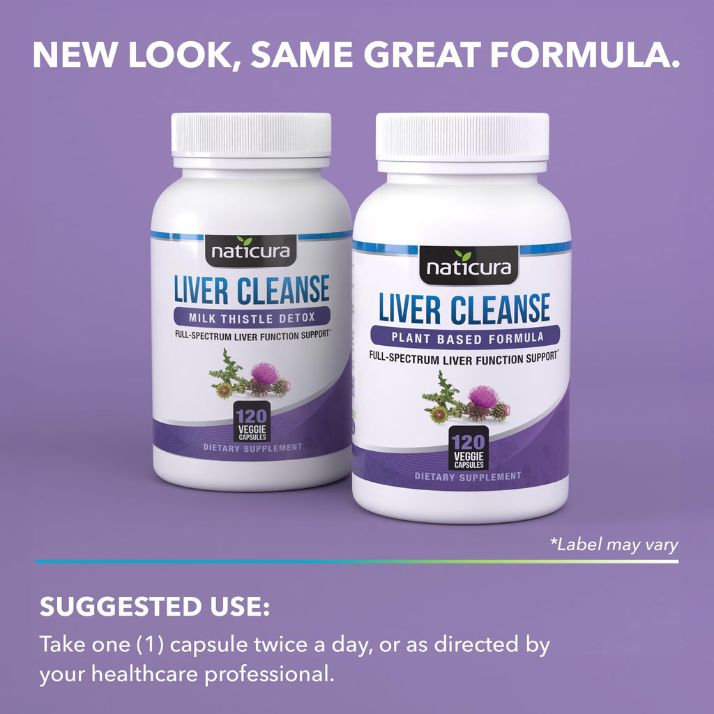 Naticura Liver Cleanse Plant-Based Formula - 120 Capsules - image 5
