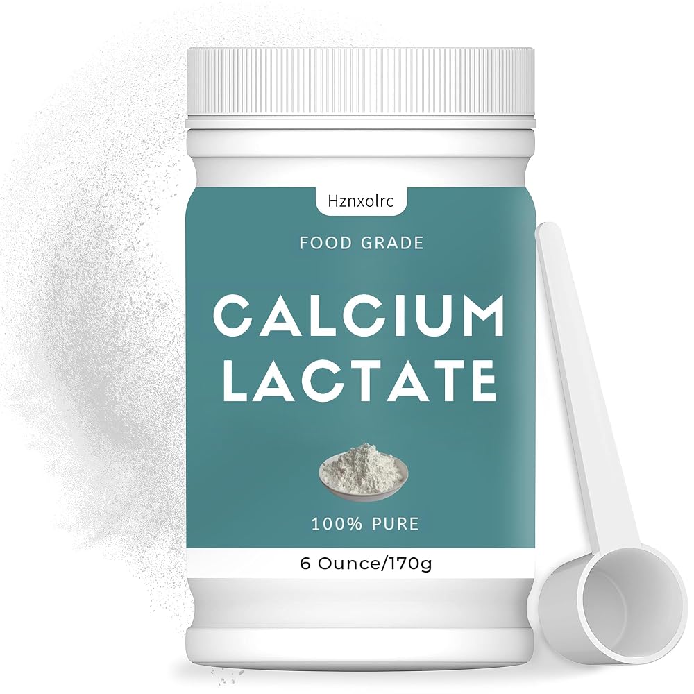 Hznxolrc 6 oz and 16 oz Calcium Lactate