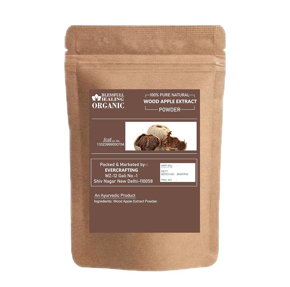 Blessfull Healing Organic Wood Apple Extract Powder - 100 Gram - image 2