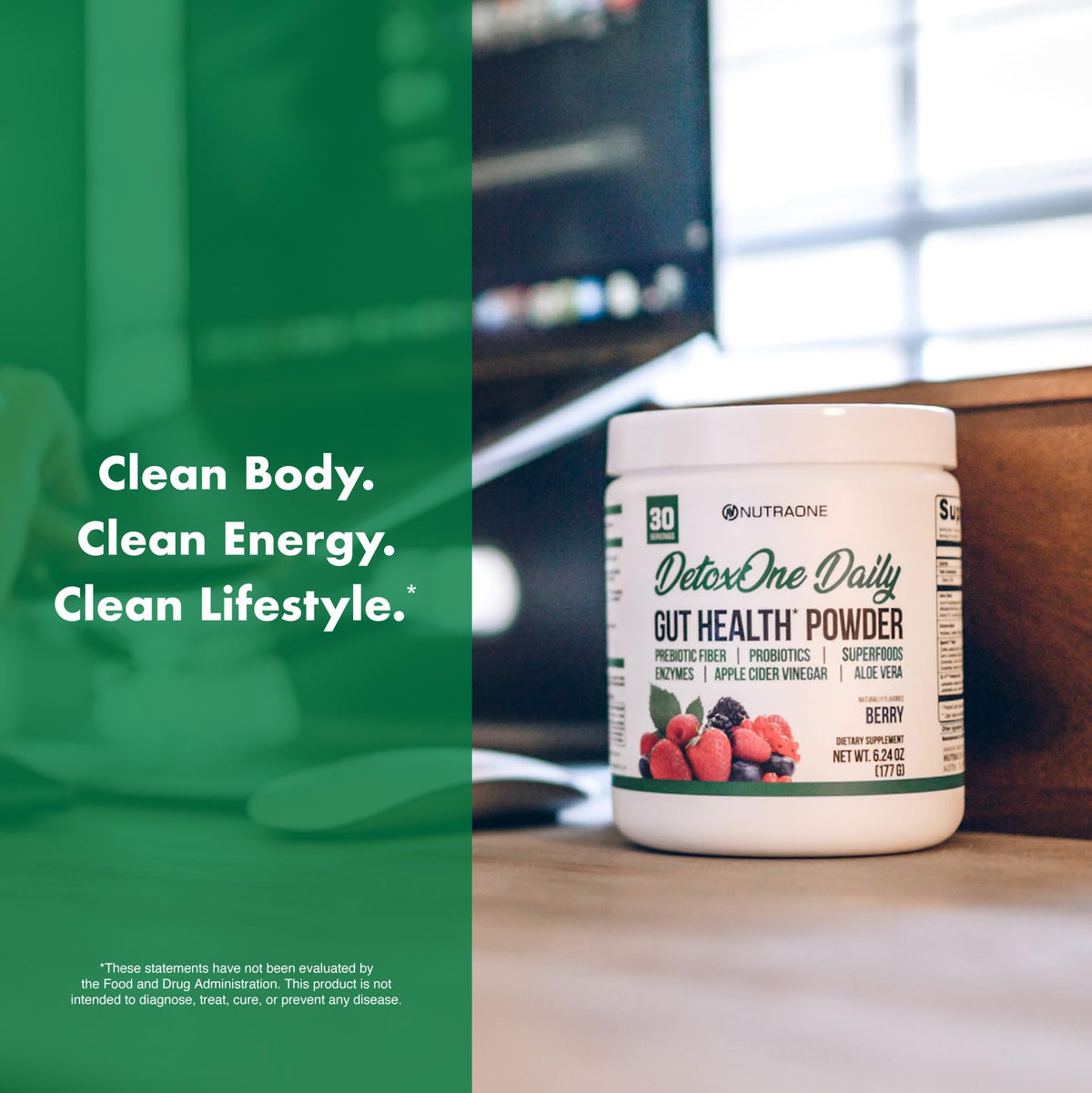 NutraOne DetoxOne Daily Gut Health Powder - image 8