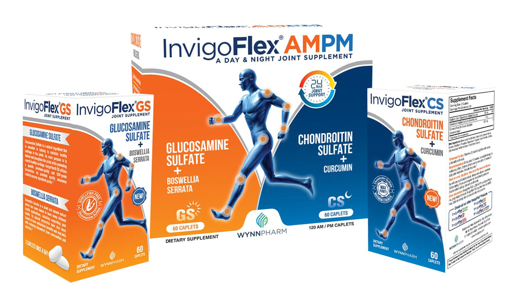 INVIGOFLEX AM/PM Glucosamine Chondroitin Joint Supplement - 120 Caplets - image 2