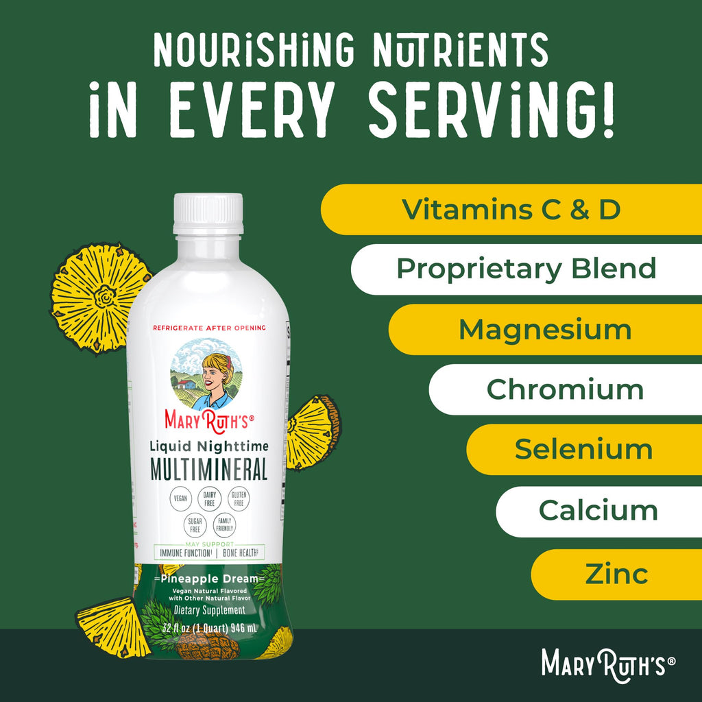 MARYRUTH'S Liquid Nighttime Multimineral
