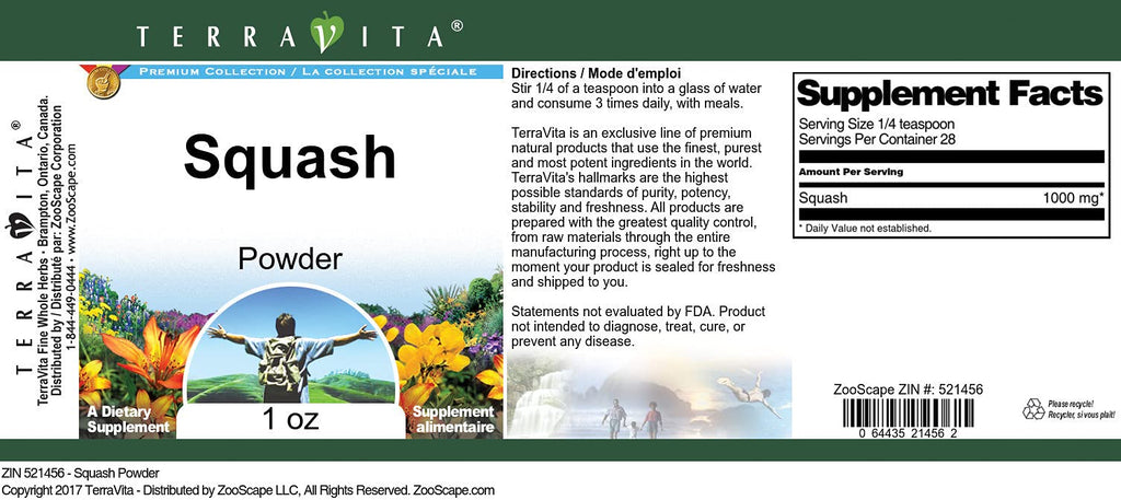 Terravita Squash Powder - 1 oz - image 3