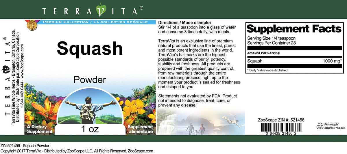 Terravita Squash Powder - 1 oz - image 3