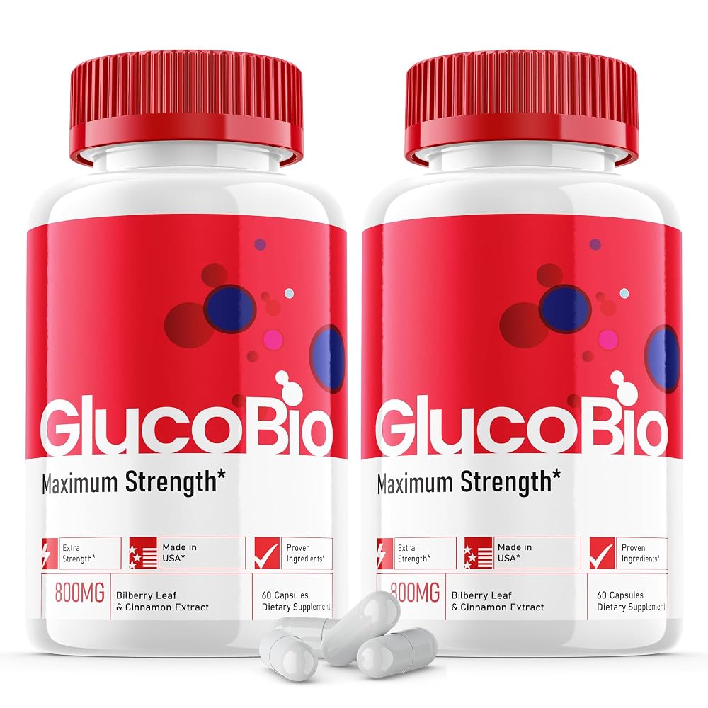 Purvia Glucobio Health Wellness Capsules - 120 Count