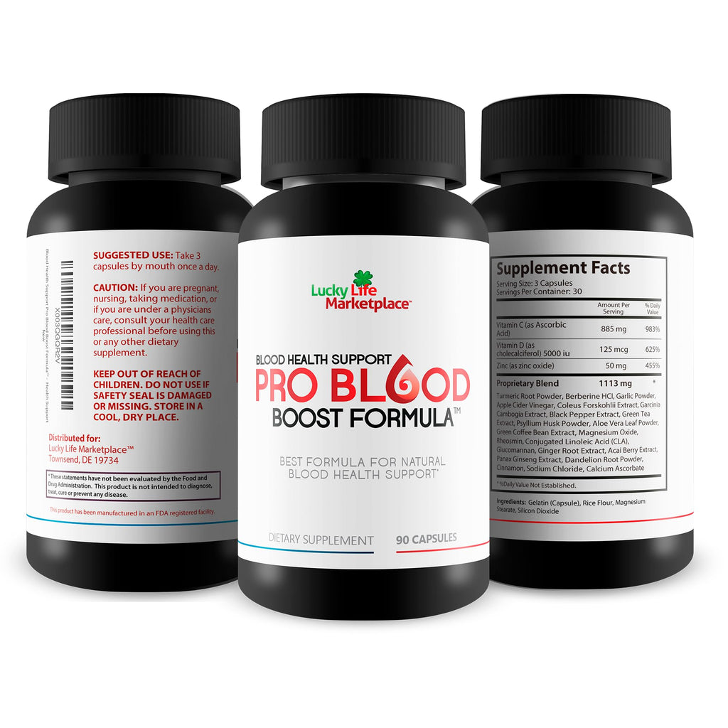 Generic Blood Health Support Pro Blood Boost Formula - 1 Bottle - image 4