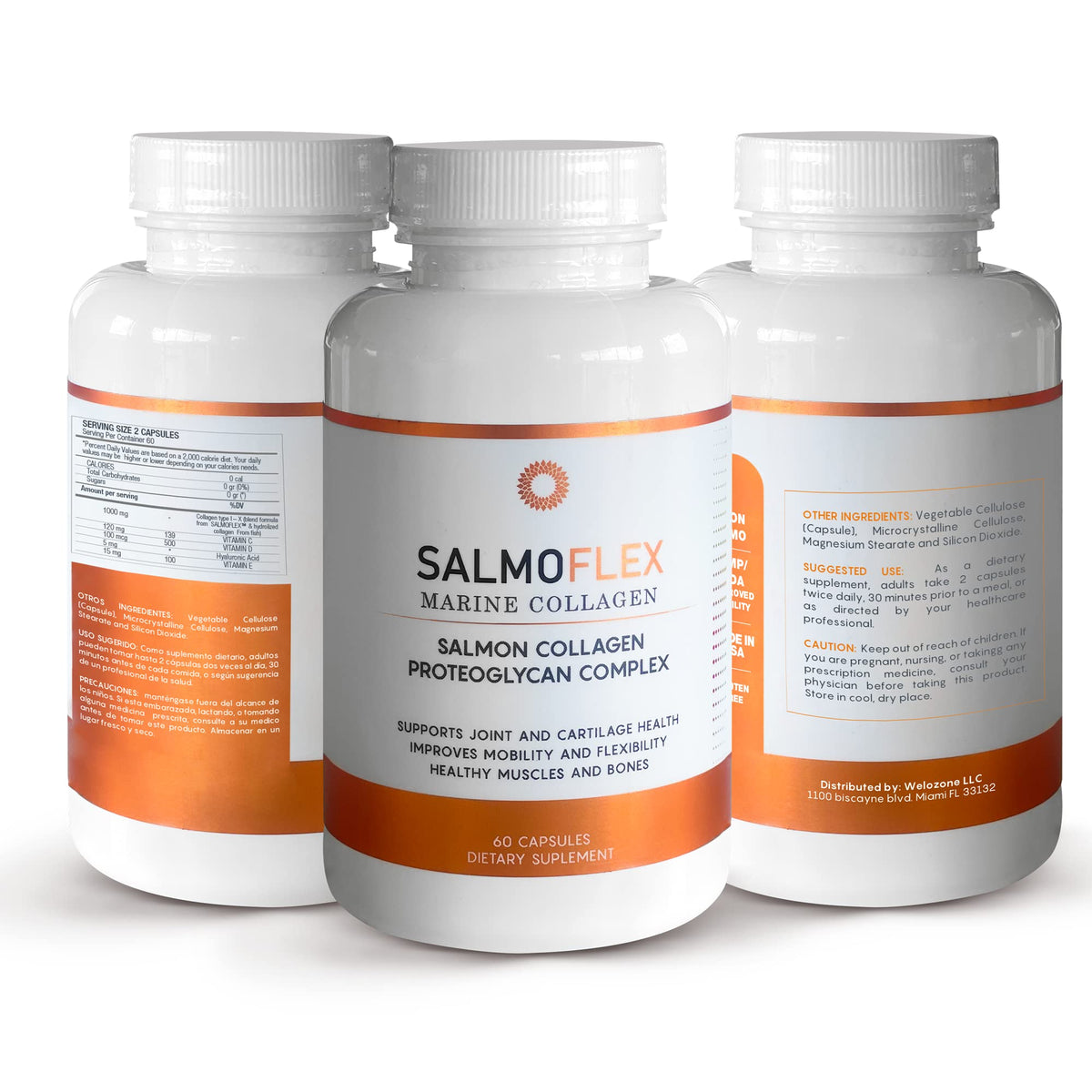 VITASEI Salmoflex Salmon Collagen Complex Hydrolized Fish Collagen
