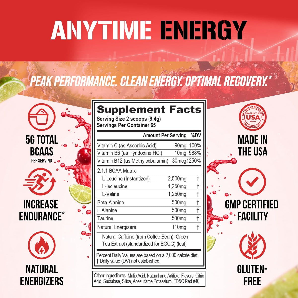 Evlution EVL BCAAs Amino Acids Powder - Rehydrating BCAA Powder Post