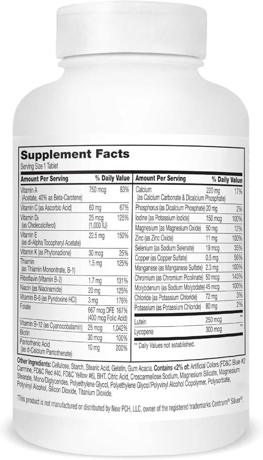 21st Century Sentry Senior Multivitamin Tablets - 795 Count - image 3