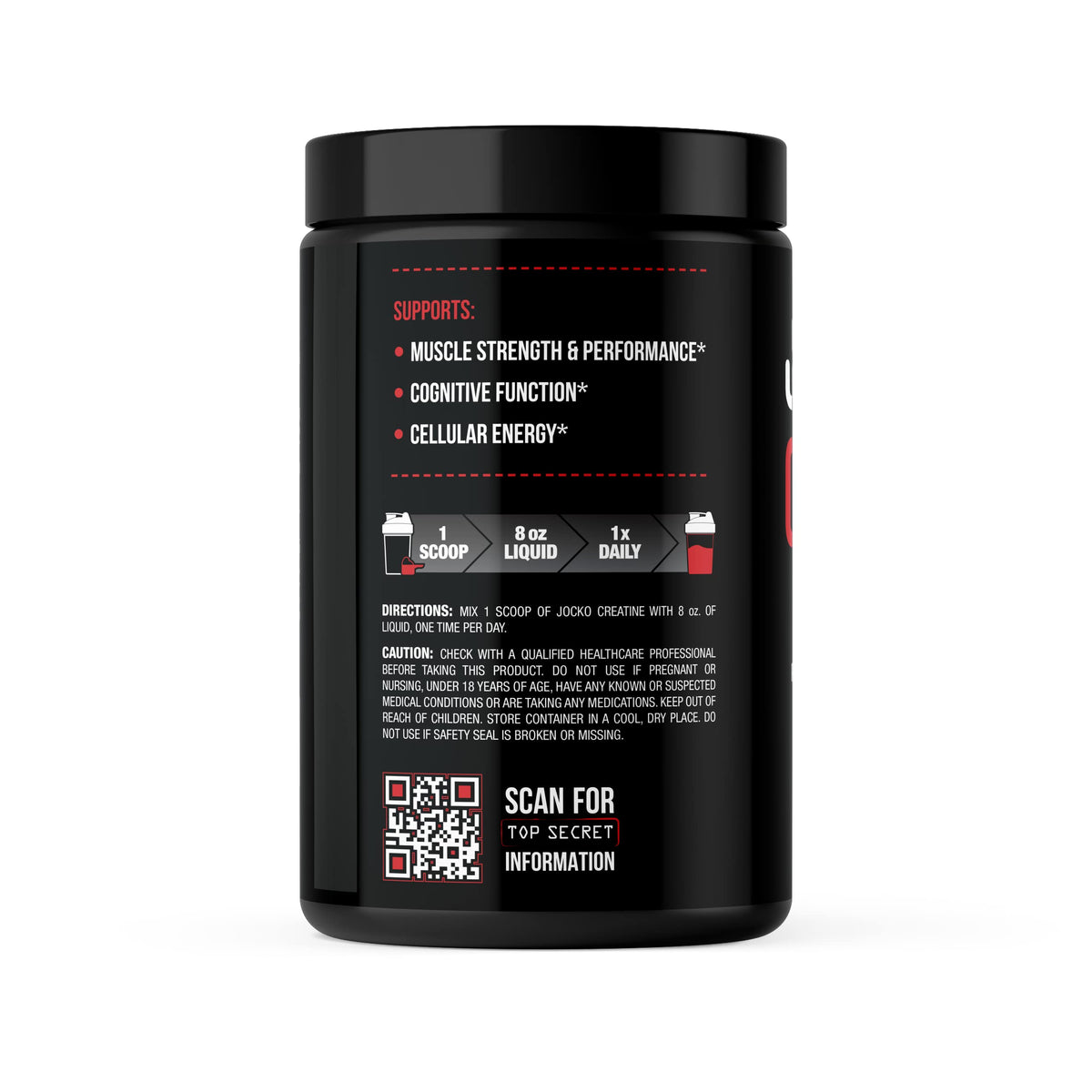 Jocko Fuel Creatine Monohydrate Powder Unflavored - 454g - image 2