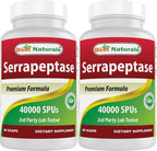 Best Naturals Serrapeptase 40000 SPUs 90 Vegetarian Capsules