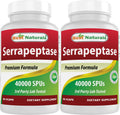 Best Naturals Serrapeptase 40000 SPUs 90 Vegetarian Capsules
