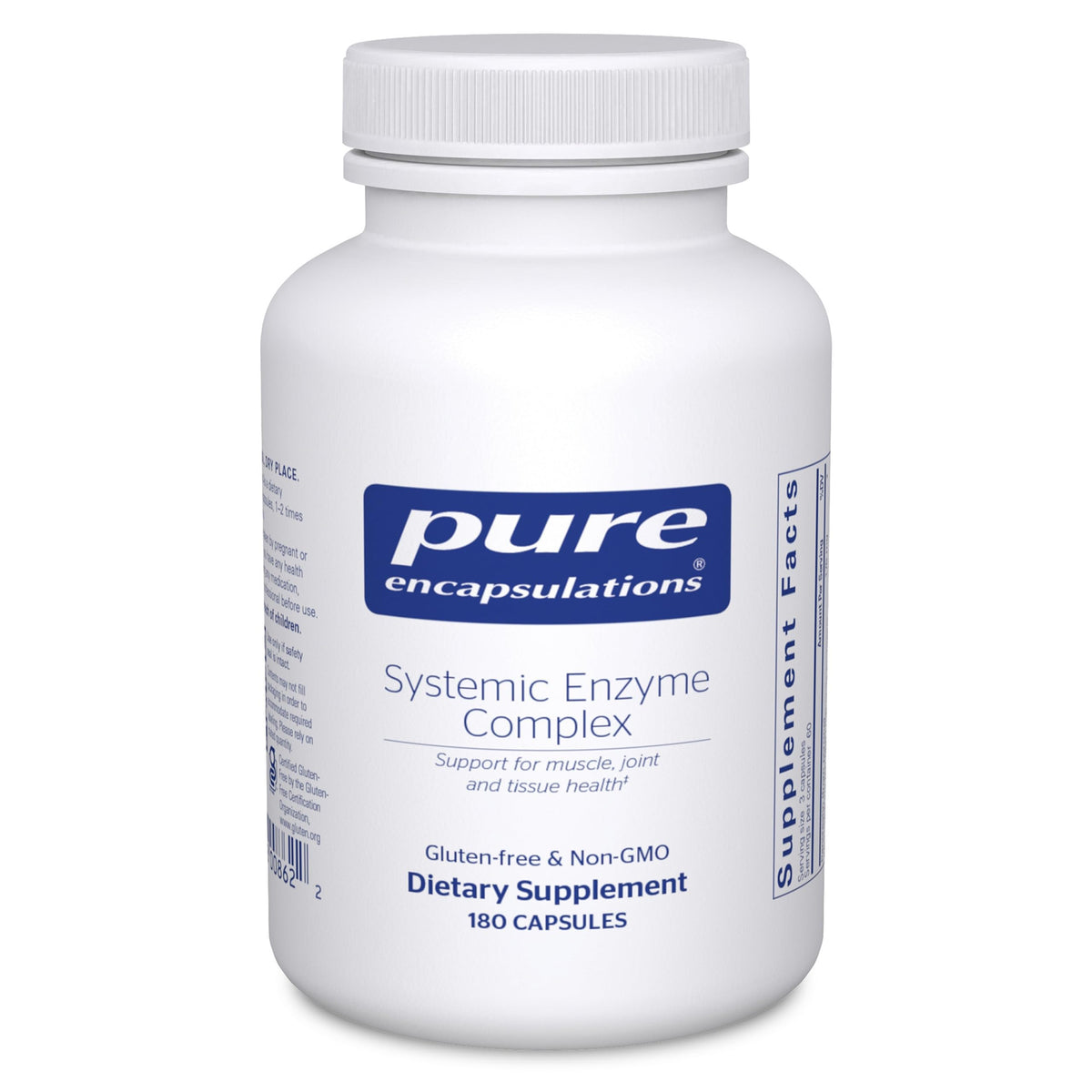 Pure Encapsulations Systemic Enzyme Complex - 180 Capsules