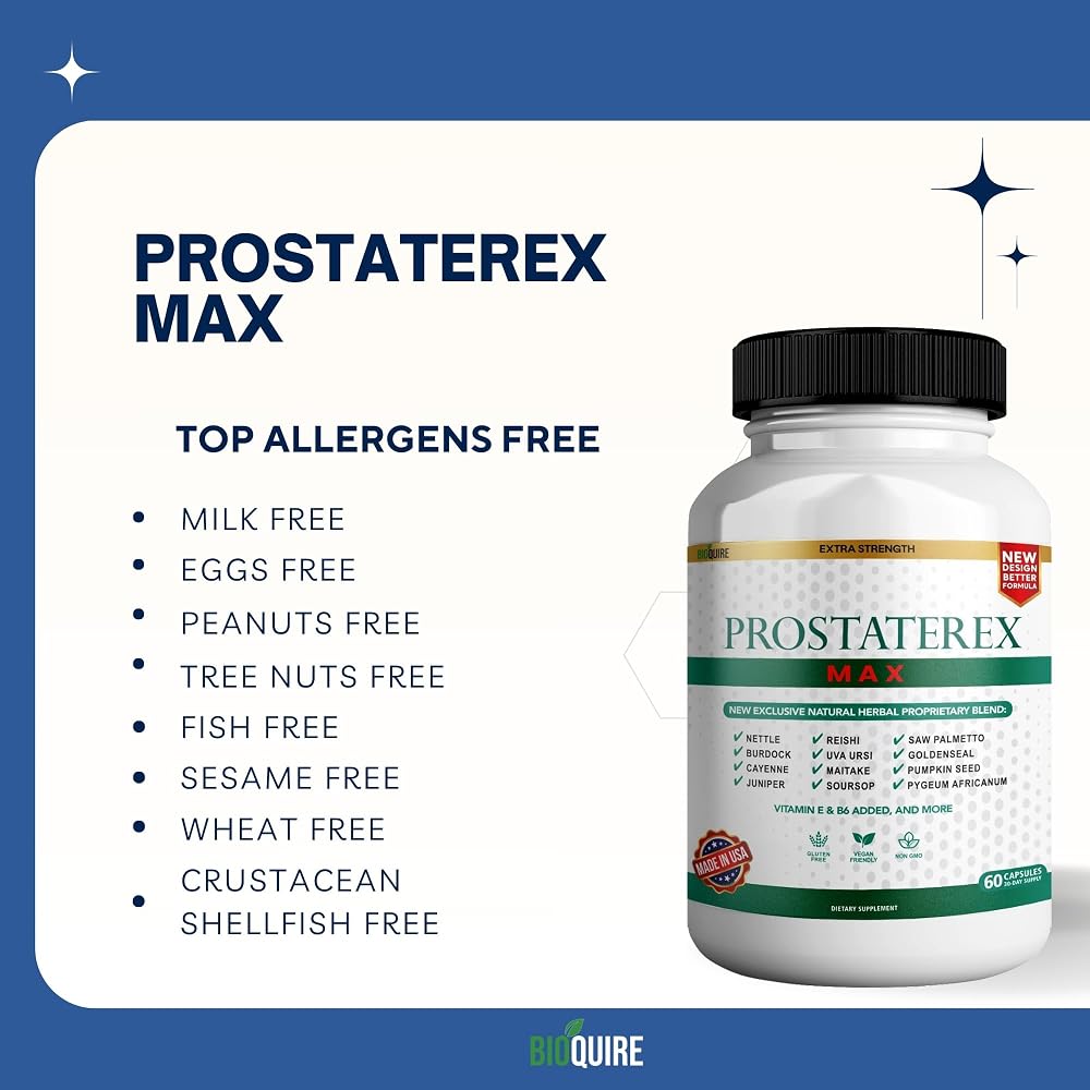 BIOQUIRE ProstateRex Max Extra Strength Prostate Health Support