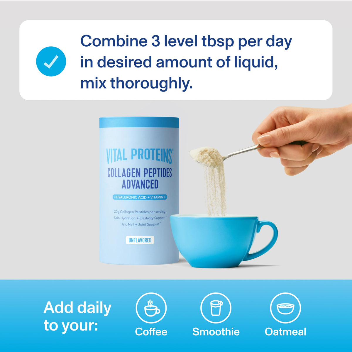 Vital Proteins® Collagen Peptides - Unflavored Collagen Powder