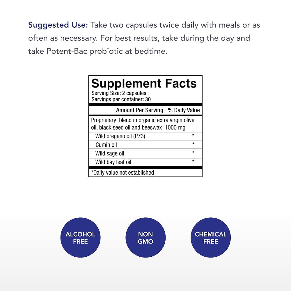 Physician's Strength Orega Slow-Release Intestinal Support - 60 Capsules - image 2