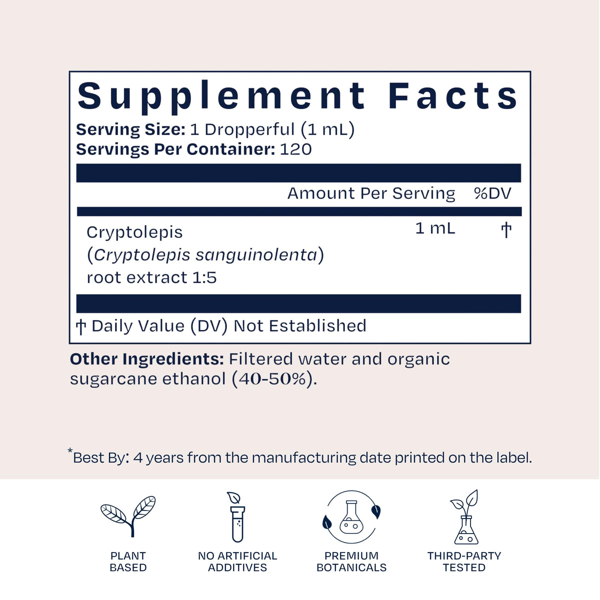BioPure Cryptolepis Immune Support Liquid Extract - 120 Servings - image 3