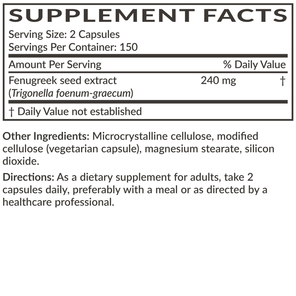 Futurebiotics Fenugreek Extra Strength 2400 MG Supports Overall Good