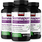Force Factor Somnapure Drug-Free Sleep Aid for Adults for Occasional