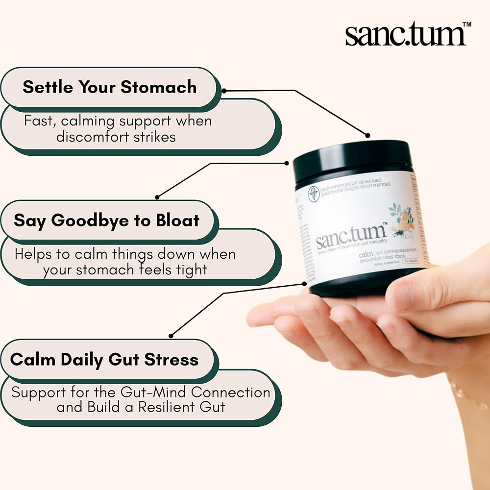 Sanctum Gut Calming Supplement - 60 Capsules - image 2