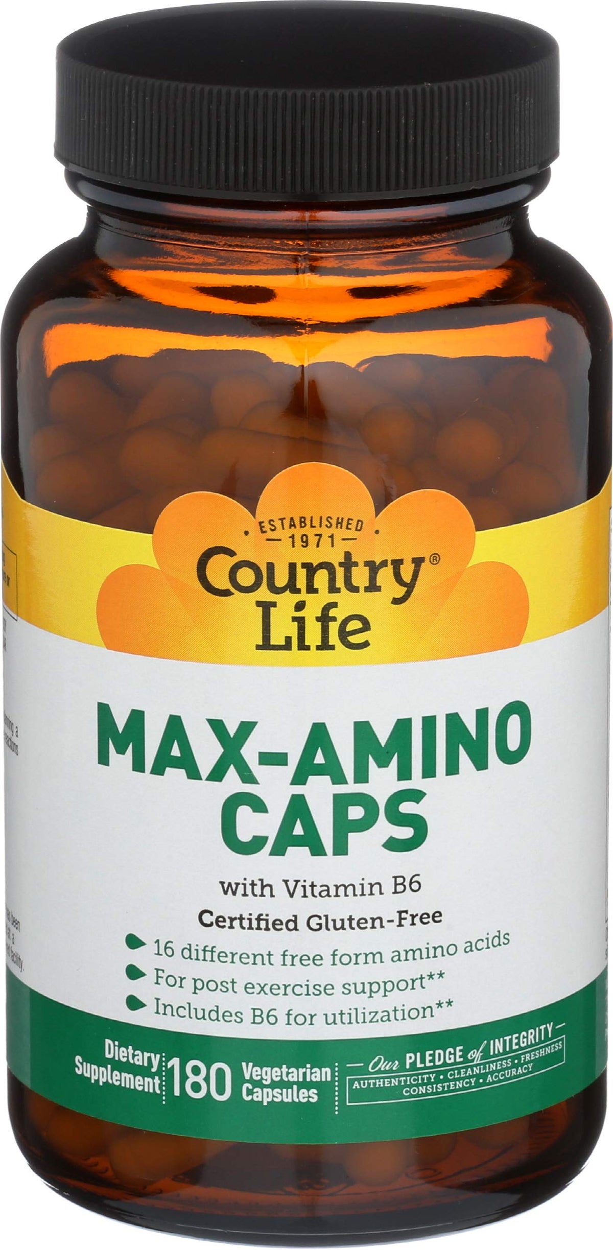 HITHINKMED Country Life Max-Amino Blend 180 Vegetarian Capsules