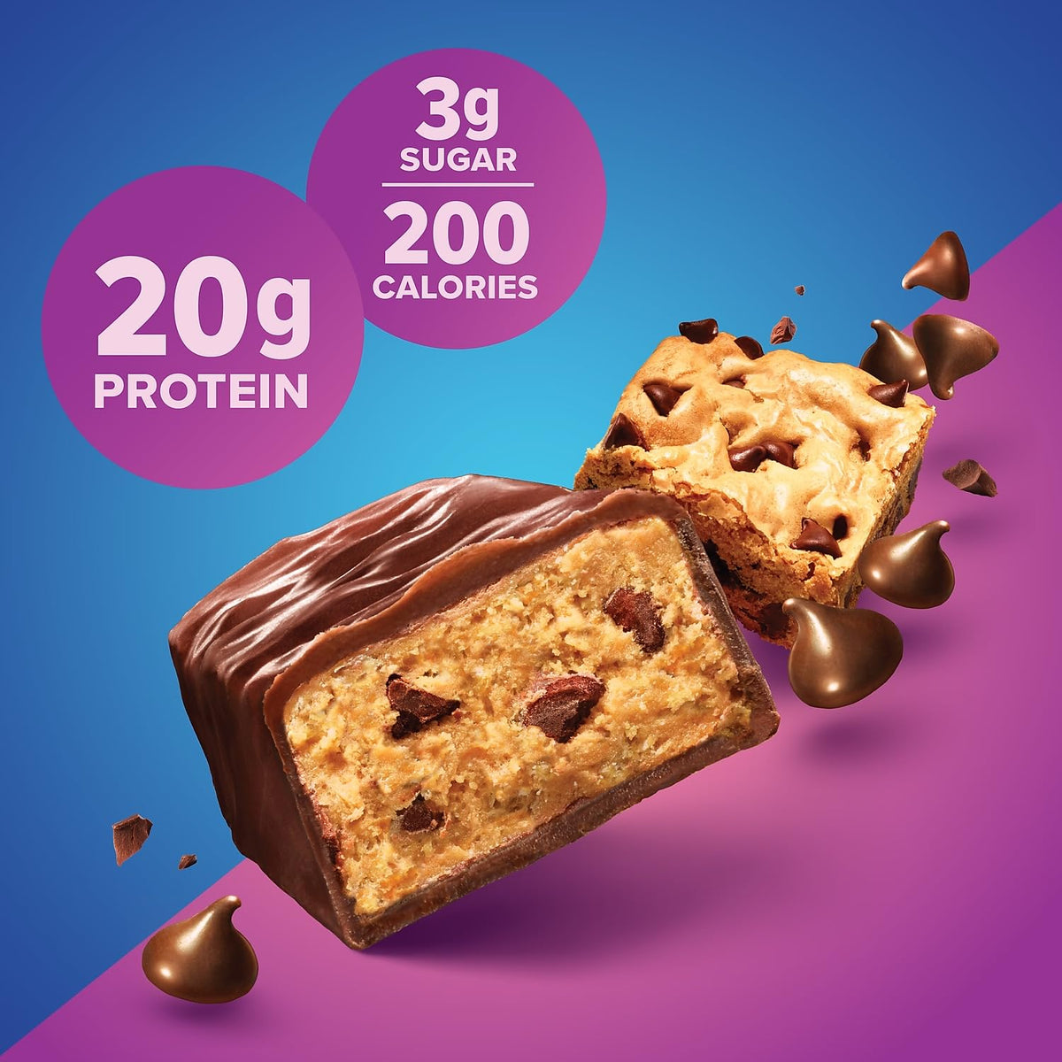 Pure Protein High Protein Bar Chewy Chocolate Chip - 6 Count - image 4