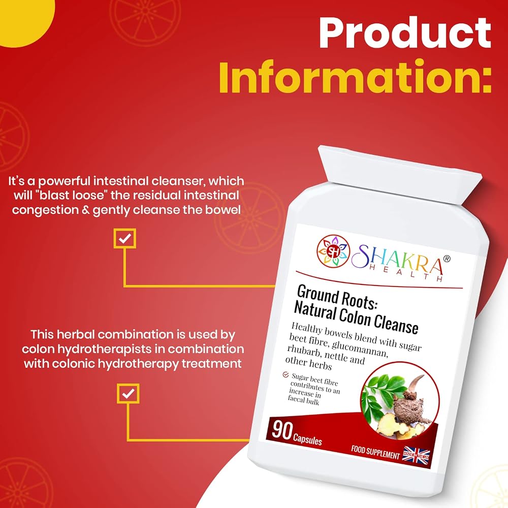 SH Shakra Health Ground Roots Natural Colon Cleanse - 1 Count - image 3