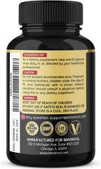 BMVINVOL Berberine Capsules with Ceylon Cinnamon